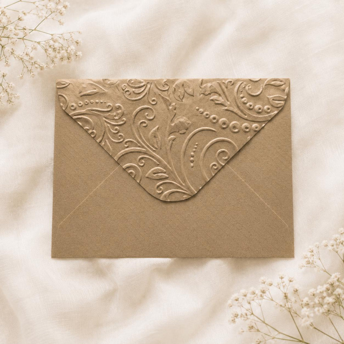 C7 81x111mm Embossed Mini Wedding Envelopes