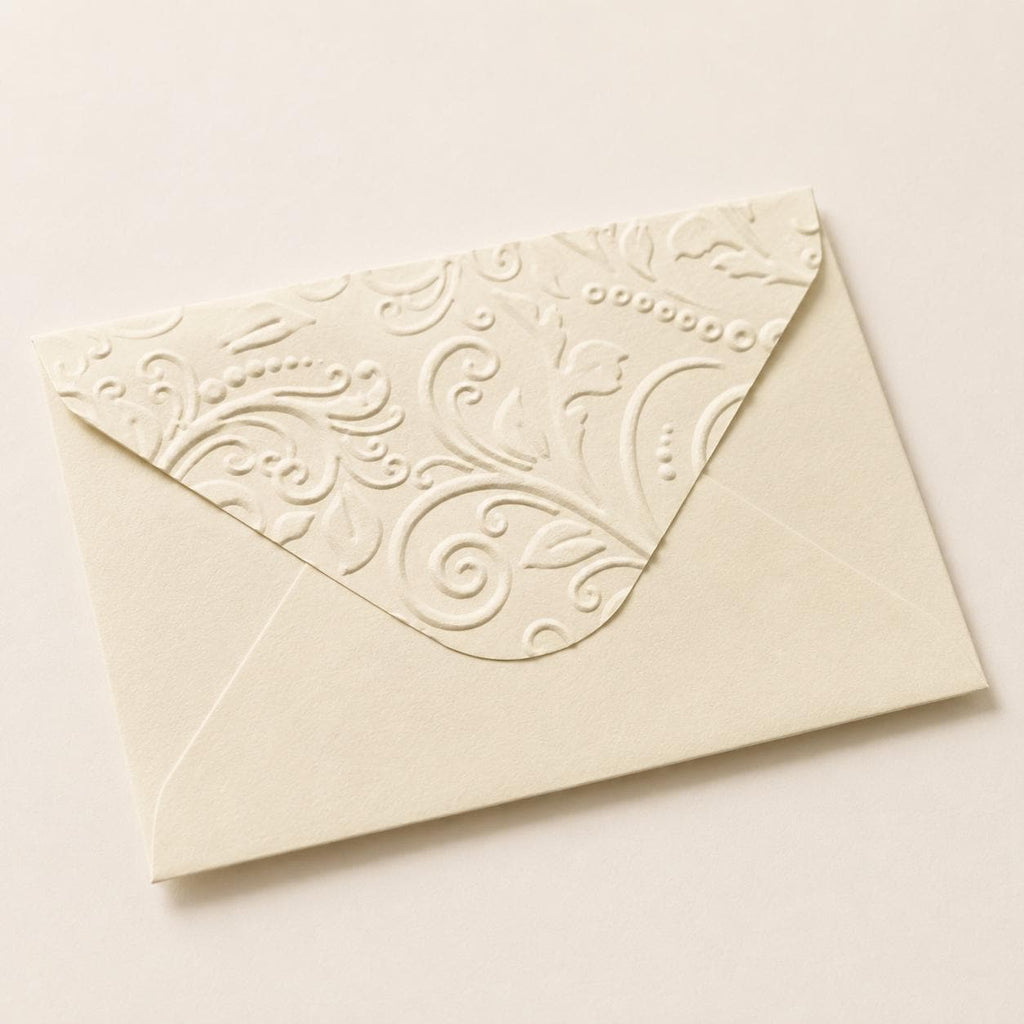 C7 81x111mm Embossed Mini Wedding Envelopes