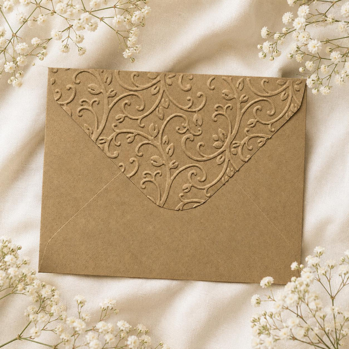 C7 81x111mm Embossed Mini Wedding Envelopes