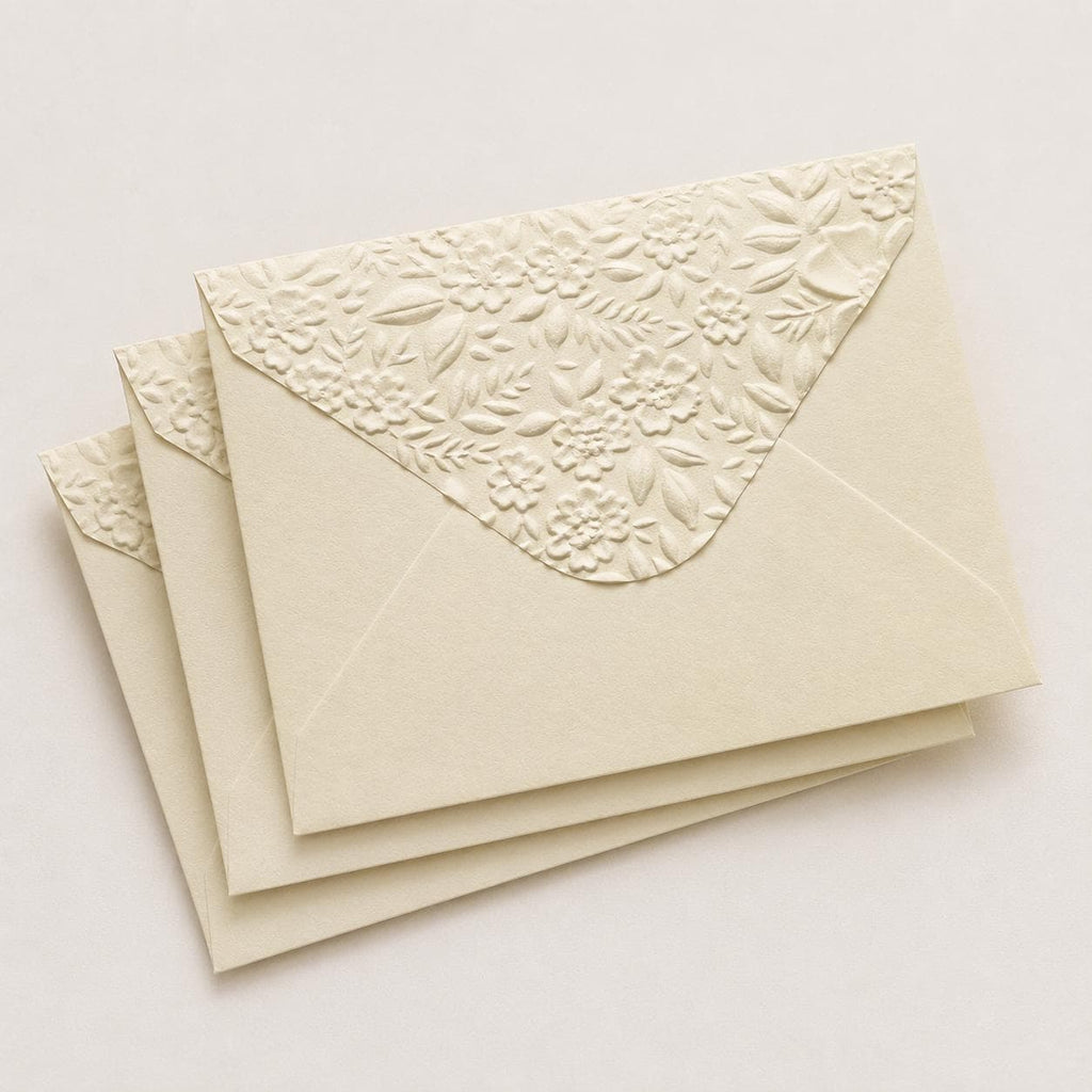C7 81x111mm Embossed Mini Wedding Envelopes