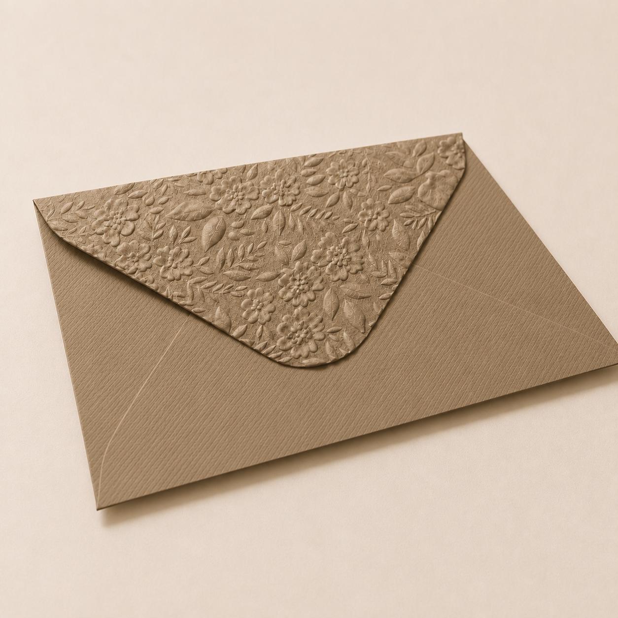 C7 81x111mm Embossed Mini Wedding Envelopes