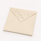 5x5 130x130mm Embossed Square Wedding Envelopes