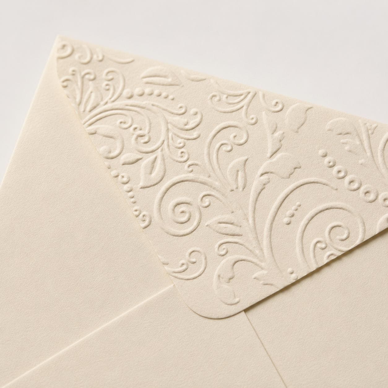 5x5 130x130mm Embossed Square Wedding Envelopes