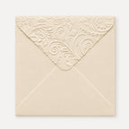 5x5 130x130mm Embossed Square Wedding Envelopes