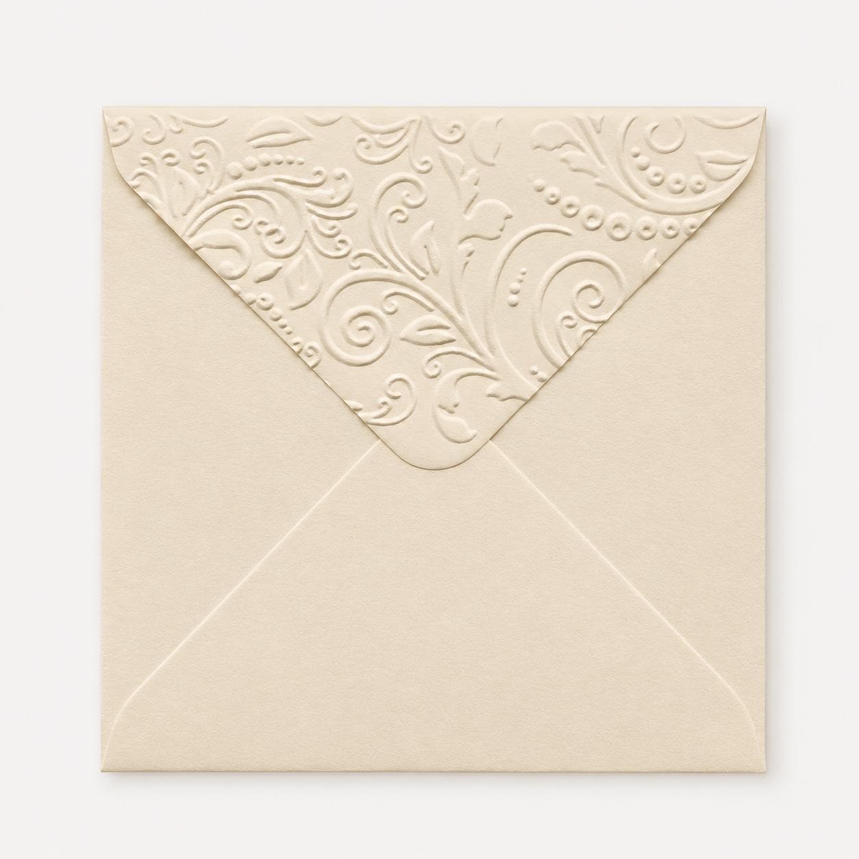 5x5 130x130mm Embossed Square Wedding Envelopes