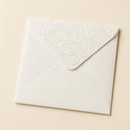 5x5 130x130mm Embossed Square Wedding Envelopes