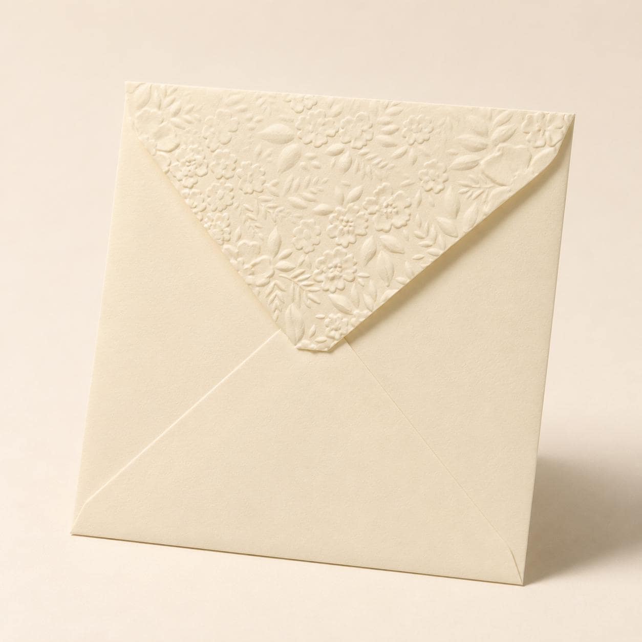 5x5 130x130mm Embossed Square Wedding Envelopes