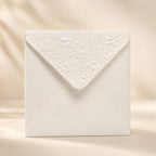 5x5 130x130mm Embossed Square Wedding Envelopes