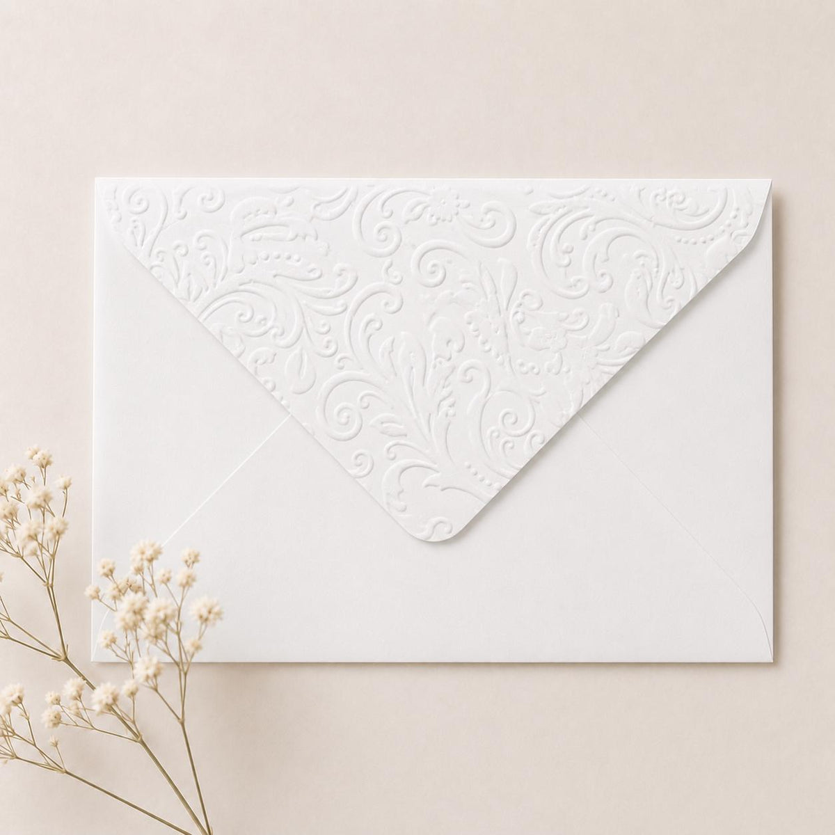 C6/A6 114x162mm Embossed Wedding Envelopes