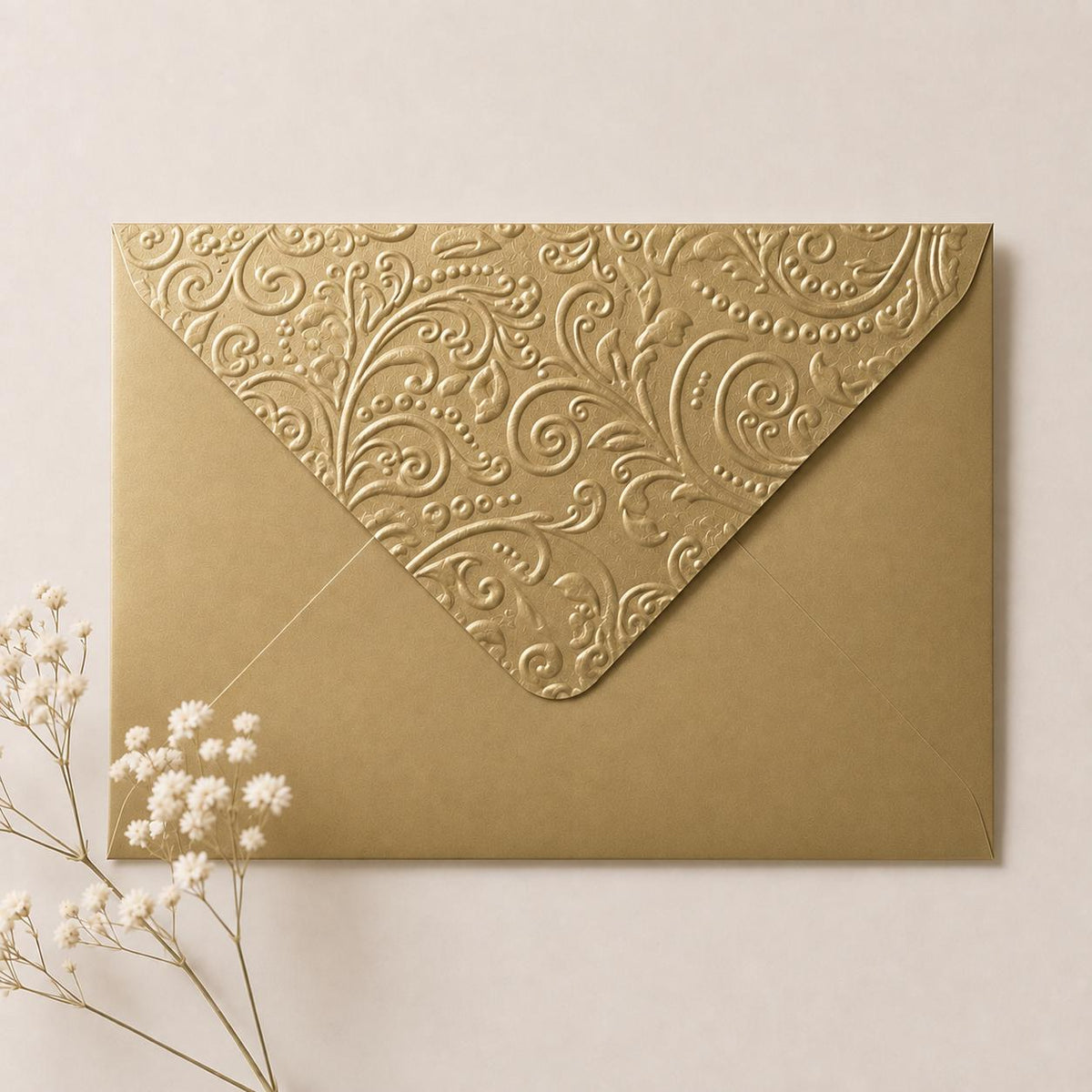 C6/A6 114x162mm Embossed Wedding Envelopes