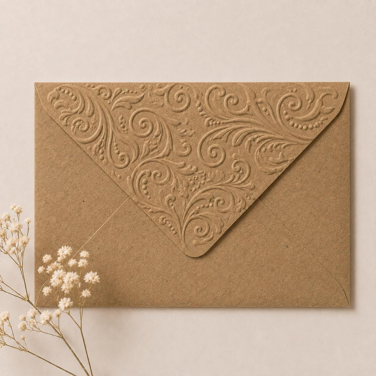 C6/A6 114x162mm Embossed Wedding Envelopes