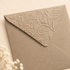6x6 155x155mm Embossed Square Wedding Envelopes