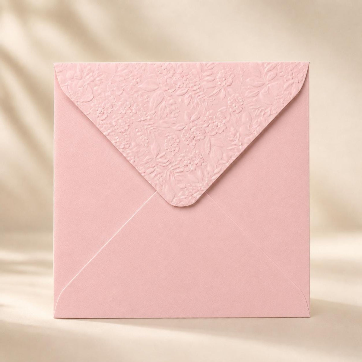 6x6 155x155mm Embossed Square Wedding Envelopes