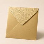 6x6 155x155mm Embossed Square Wedding Envelopes