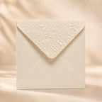 6x6 155x155mm Embossed Square Wedding Envelopes
