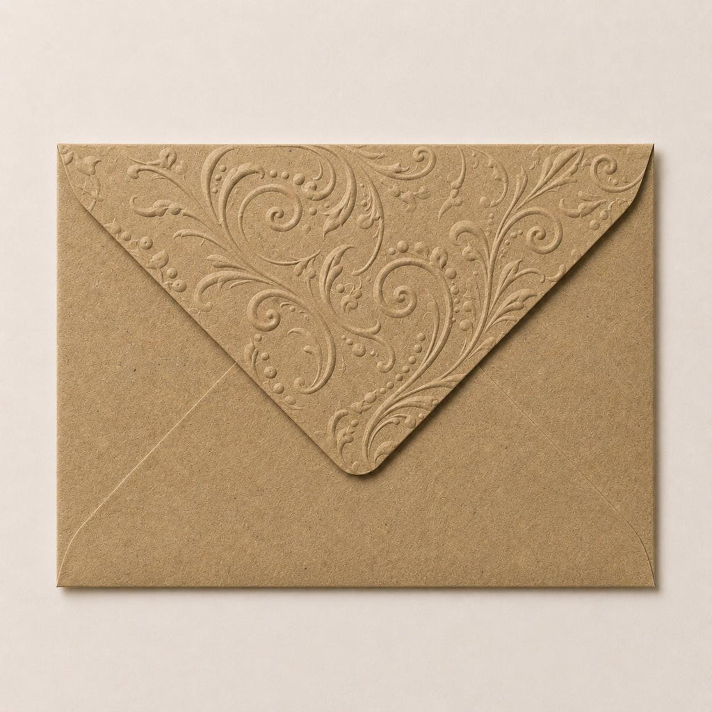 C6/A6 114x162mm Embossed Wedding Envelopes