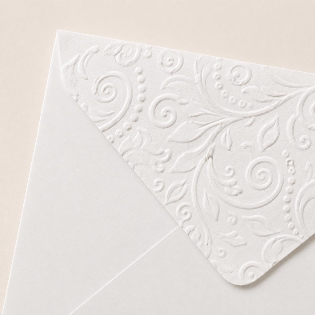 C6/A6 114x162mm Embossed Wedding Envelopes