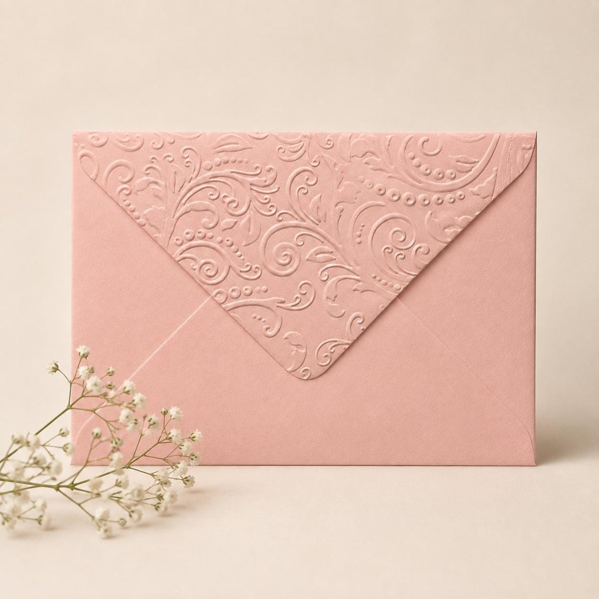 C6/A6 114x162mm Embossed Wedding Envelopes