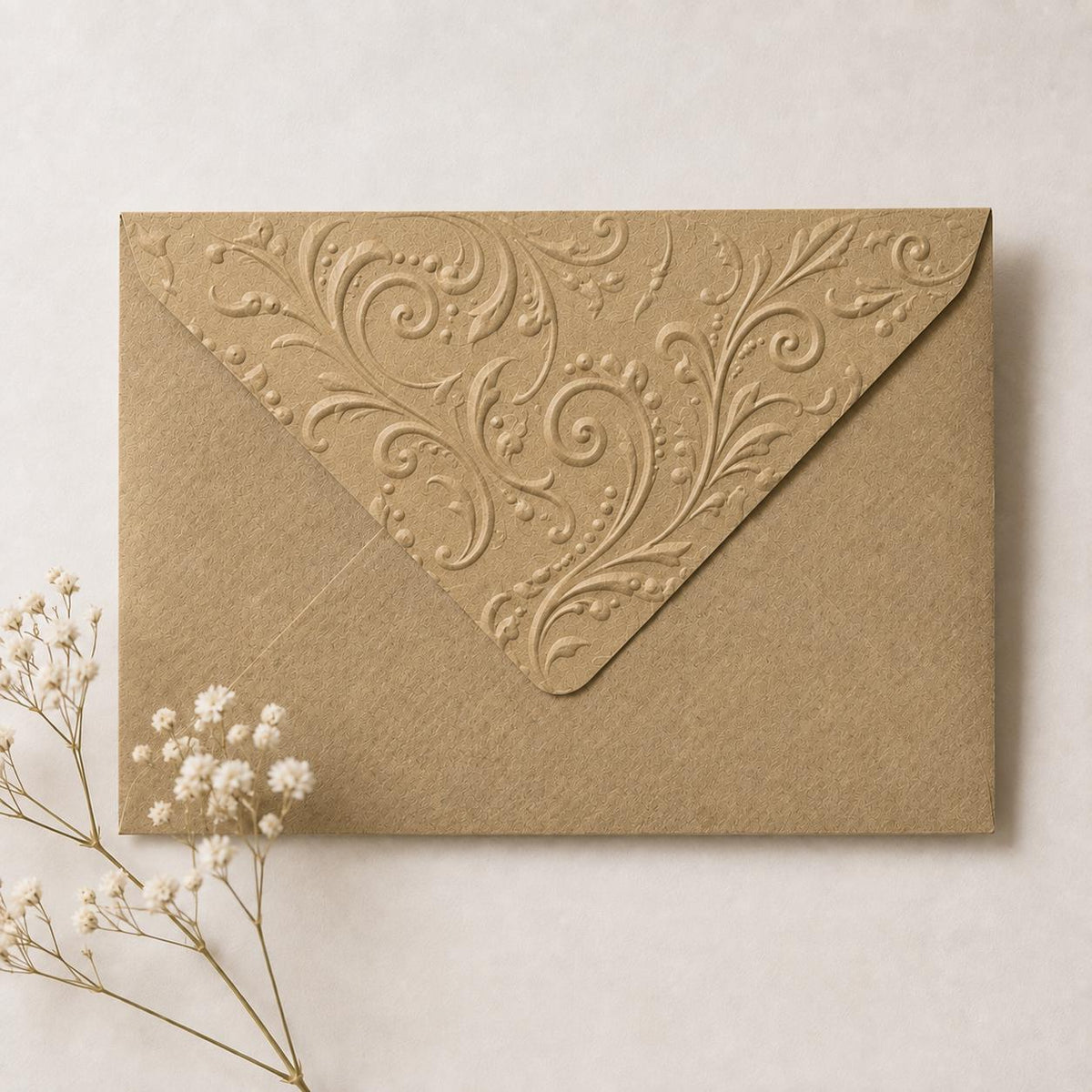 C6/A6 114x162mm Embossed Wedding Envelopes