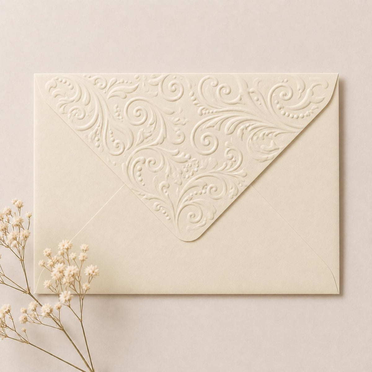 C6/A6 114x162mm Embossed Wedding Envelopes