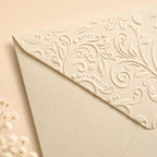 6x6 155x155mm Embossed Square Wedding Envelopes