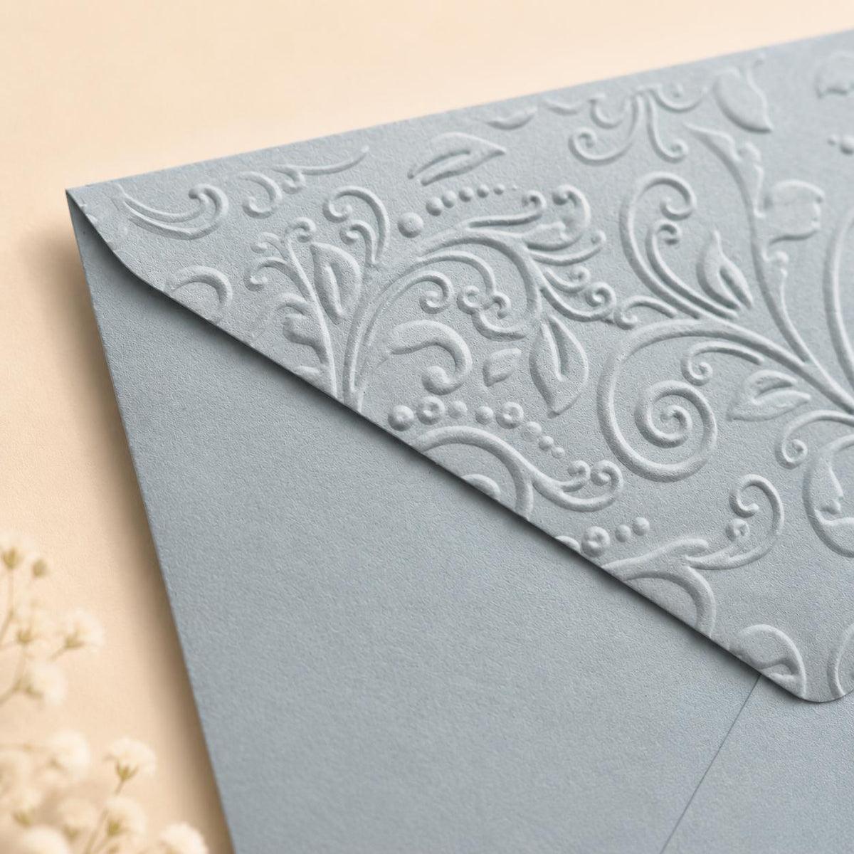6x6 155x155mm Embossed Square Wedding Envelopes
