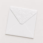 6x6 155x155mm Embossed Square Wedding Envelopes