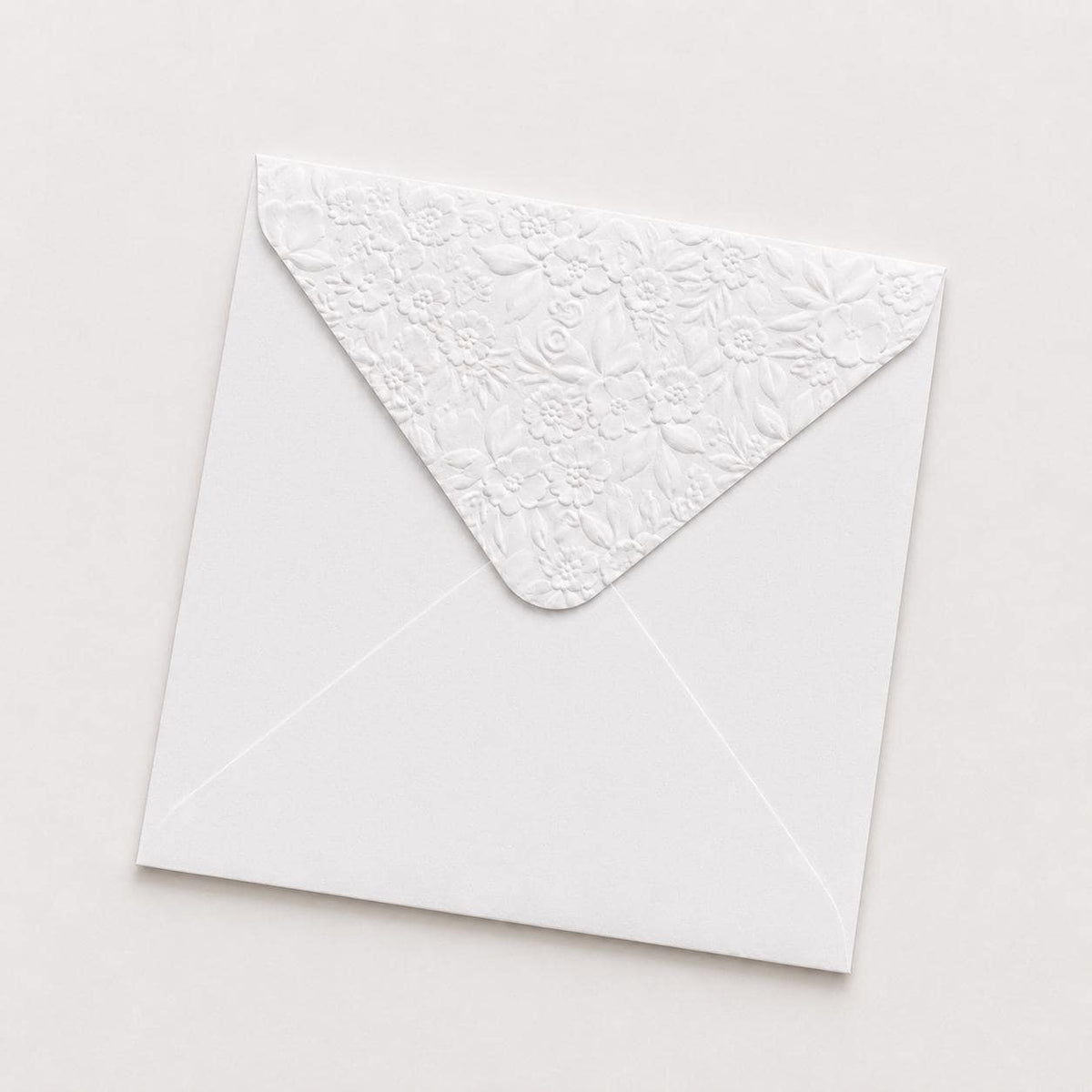 6x6 155x155mm Embossed Square Wedding Envelopes
