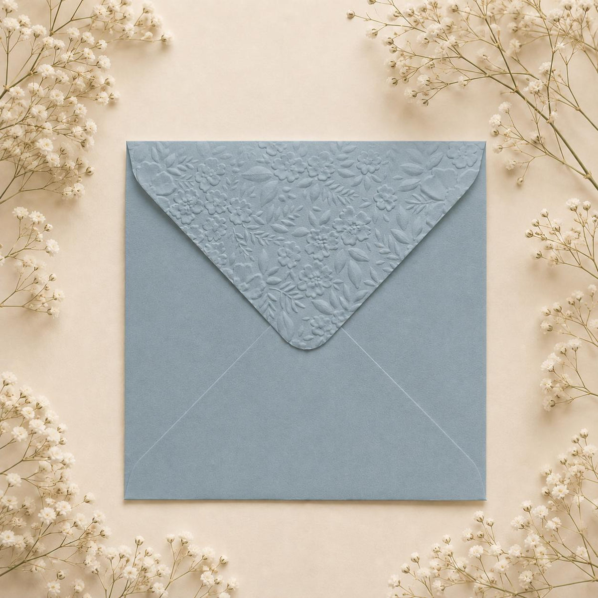 6x6 155x155mm Embossed Square Wedding Envelopes