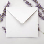 165mm White Square Envelopes | 100gsm Paper for Invitations, Cards __etsy:7972452966
