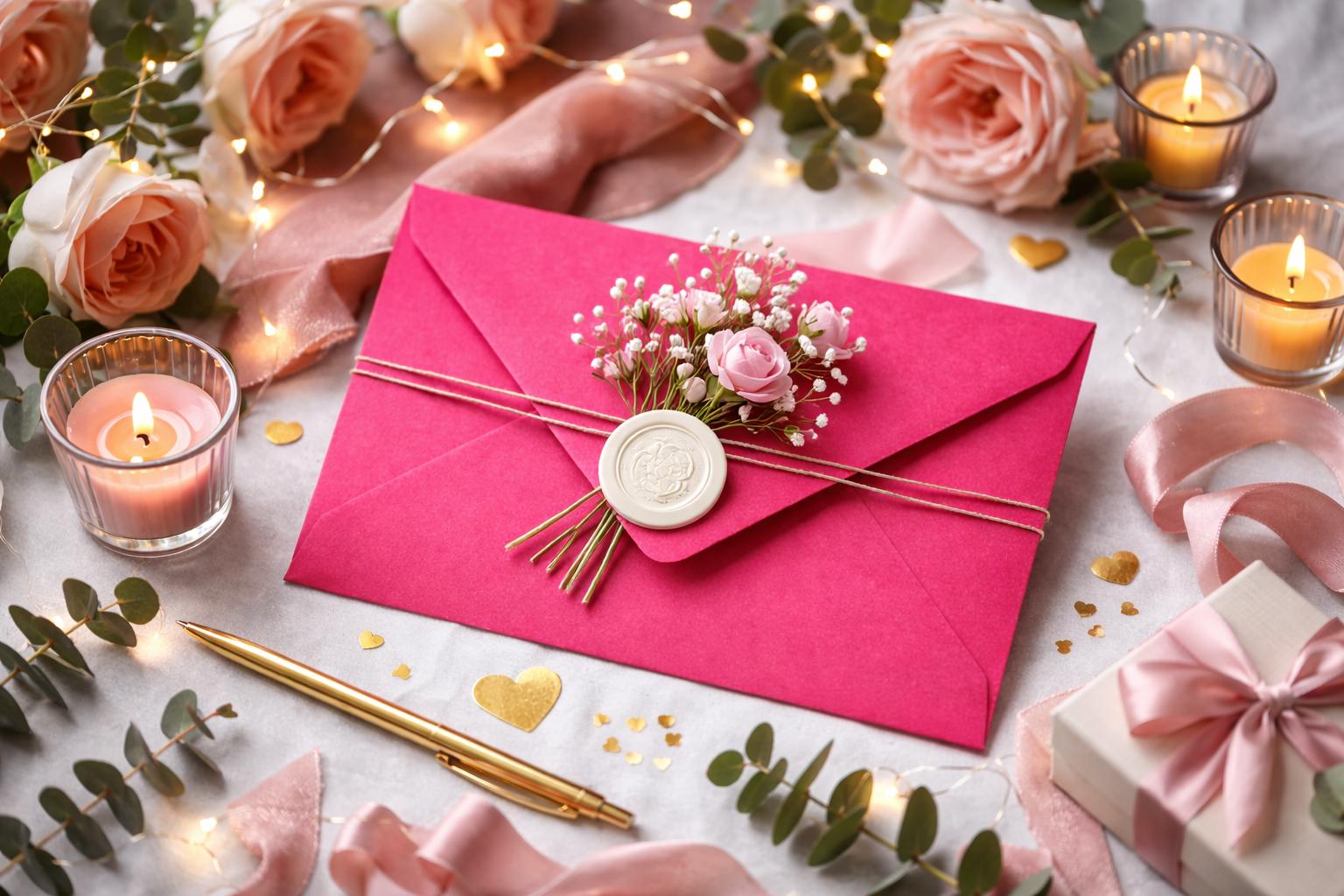 5x7 Hot Pink Envelopes | 133 x 184mm Invitation Envelopes | Bright Wedding & Party Stationery UK __etsy:7758966672