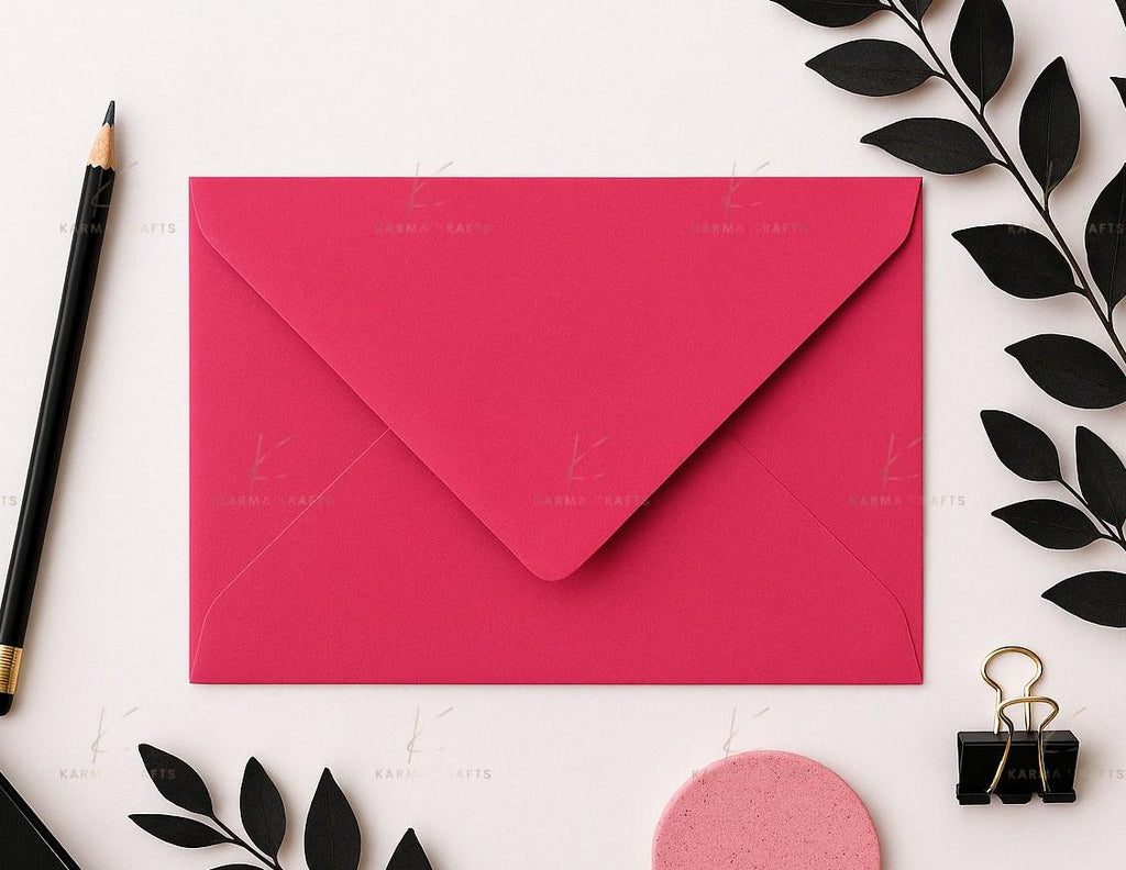 5x7 Hot Pink Envelopes | 133 x 184mm Invitation Envelopes | Bright Wedding & Party Stationery UK __etsy:7806916007