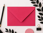 5x7 Hot Pink Envelopes | 133 x 184mm Invitation Envelopes | Bright Wedding & Party Stationery UK __etsy:7806916007