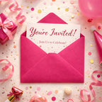 6x6 Hot Pink Square Envelopes – 155x155mm White Inside, Card & Invitation Envelopes __etsy:7664375494