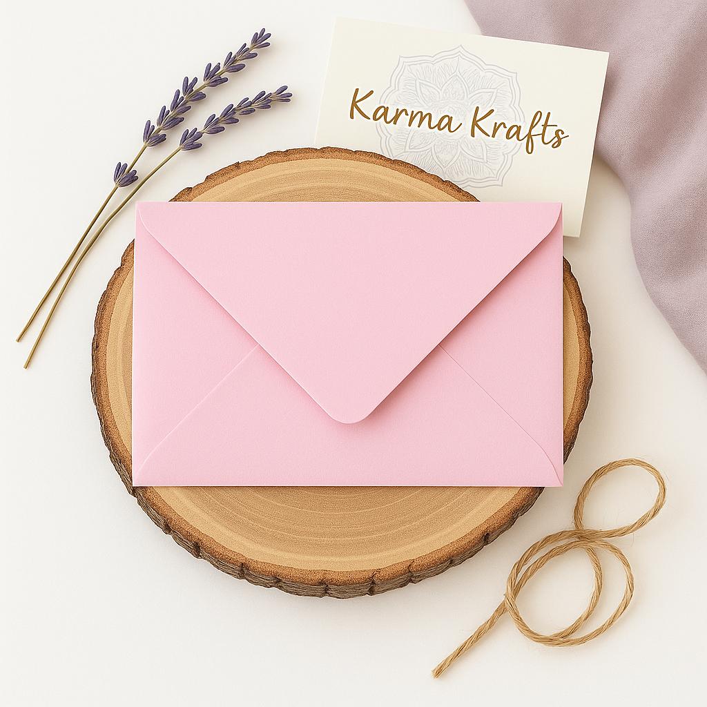 5x7 Light Pink Envelopes | Elegant Invitation Envelopes for Wedding Stationery __etsy:7564061930