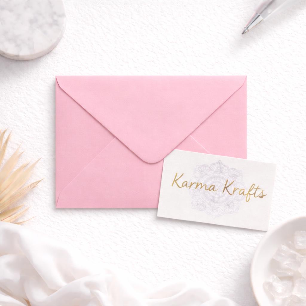 5x7 Light Pink Envelopes | Elegant Invitation Envelopes for Wedding Stationery __etsy:7646255139