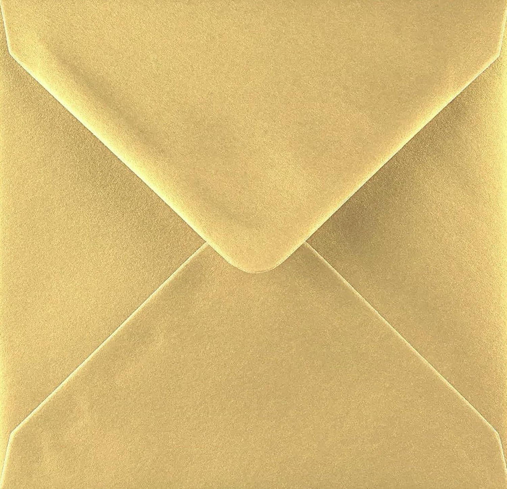 6x6 Metallic Gold Envelopes – 155x155mm Square Invitation Envelopes __etsy:7762599879