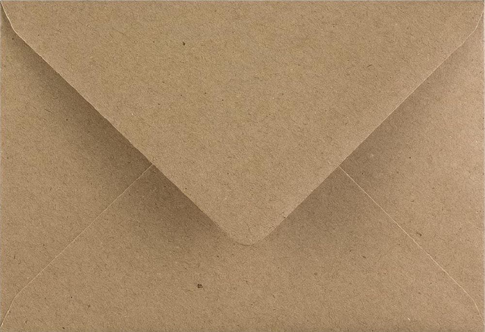 5x7 Recycled Kraft Fleck 133x184mm Eco Friendly Invitation Envelopes for Cards __etsy:7563850346