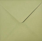 6x6 Sage Green 155x155mm Square Invitation Envelopes Olive Tone Wedding Stationery __etsy:7614818235