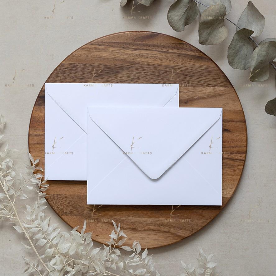 5x7 White Envelopes – 133x184mm 100gsm Envelopes for Cards & Invitations __etsy:7727100071