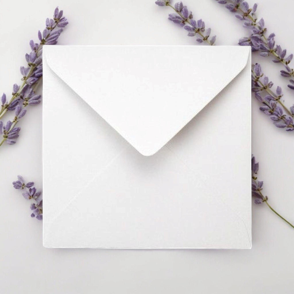 4x4 White Square Envelopes | 100gsm Invitation Stationery __etsy:7633460710