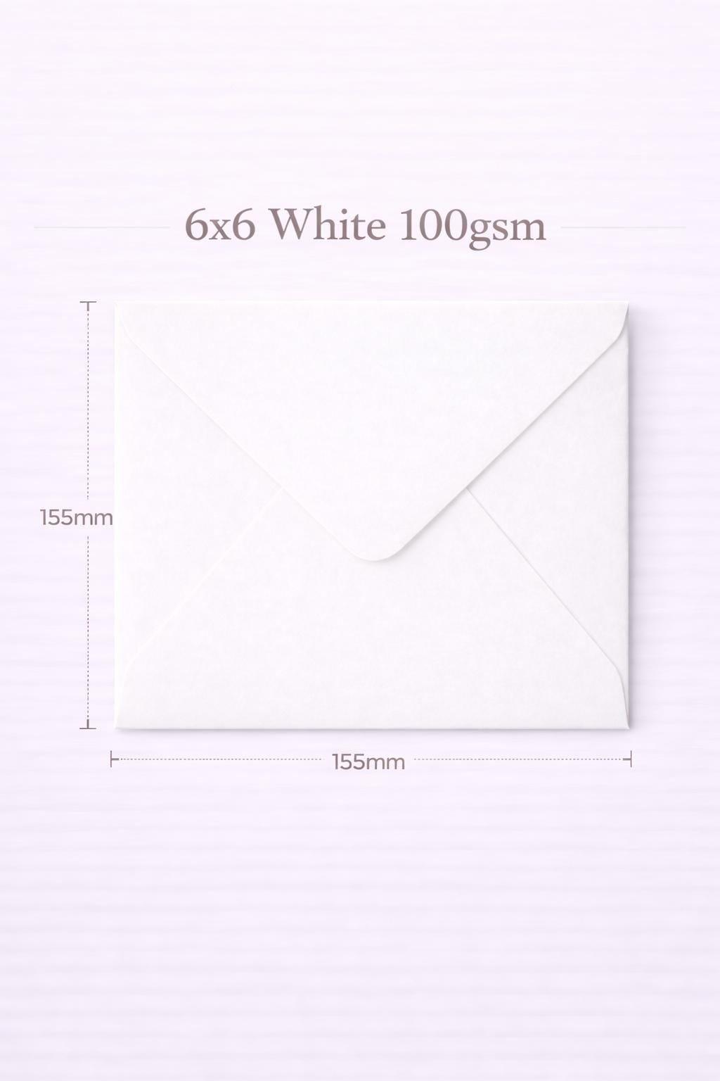 6x6 White Square Envelopes | 100gsm Paper for Invitations __etsy:7972658214